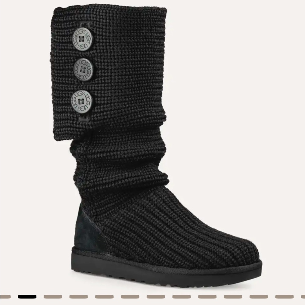 Ugg Classic Cardy Boots Women Size 7 Pre Owned